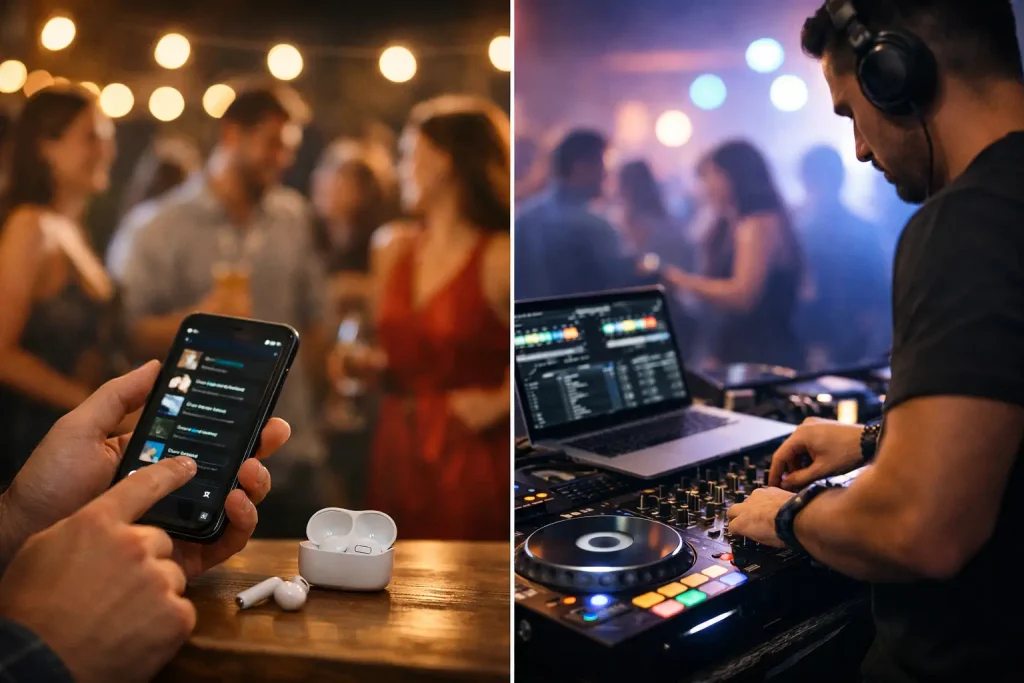 Playlist or Professional DJ for Your Party?
