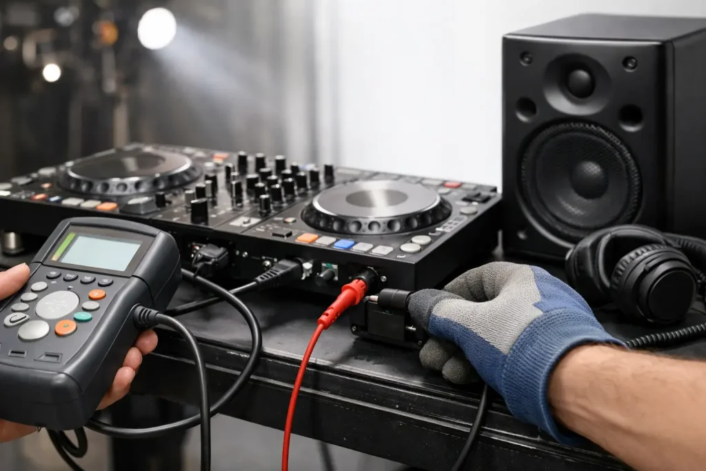 Why Pat Tested DJ Equipment Hire Matters